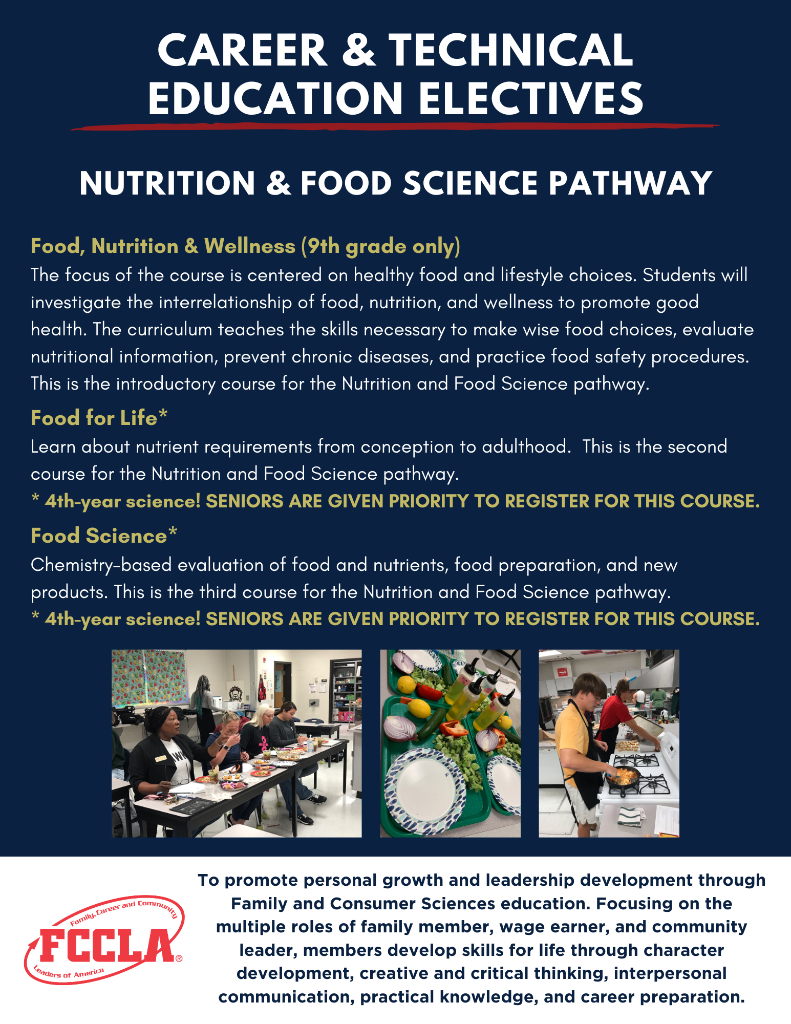 food and nutrition classes